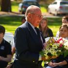 Laying the wreath for the Ex-POW Association - Arthur Leggett